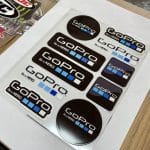 GoPro Stickers Autocollant 3D