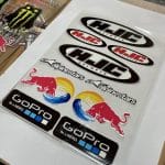 HJC Stickers Autocollant 3D