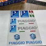 Piaggio Stickers Autocollant 3D