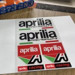 Aprilia Stickers Autocollant 3D