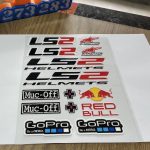 LS2 Stickers Autocollant 3D