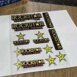 Rockstar Energy Stickers Autocollant 3D