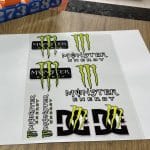 Monster V2 Stickers Autocollant 3D